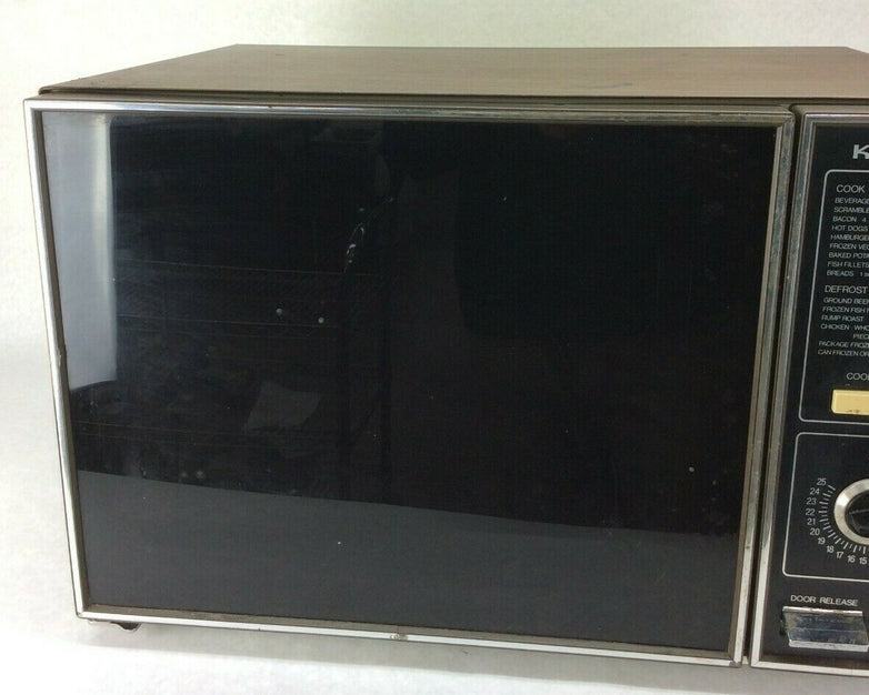 Vintage 1979 Kenmore Sears Microwave Wood Grain Model 564.9938010