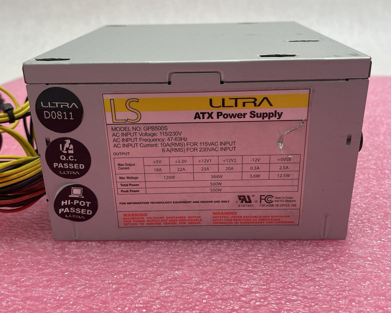 Ultra GPB500S LS ATX Power Supply