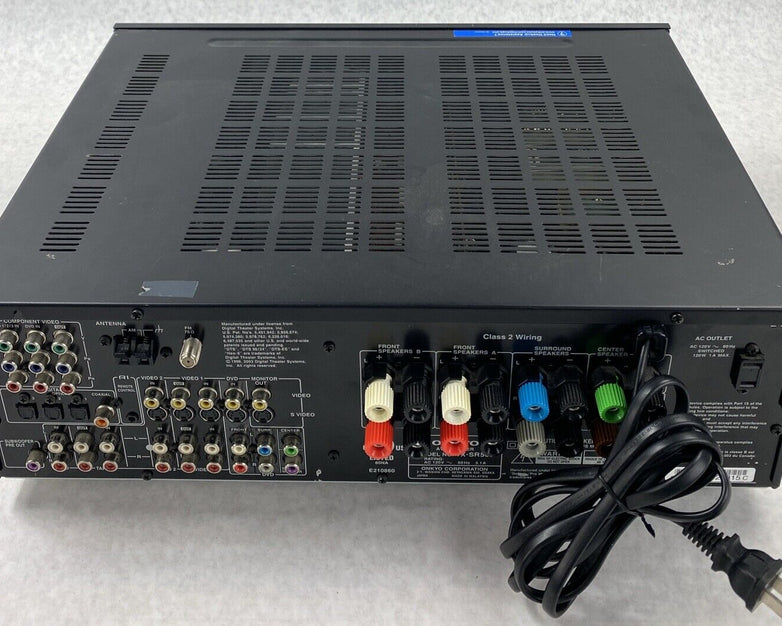 Onkyo TX-SR502 Home Theatre AV Receiver FOR PARTS SPARES REPAIRS NO SOUND