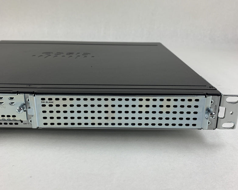 Cisco ISR4331/K9 Router Tested Reset W/  Rack Ears and NO Licenses