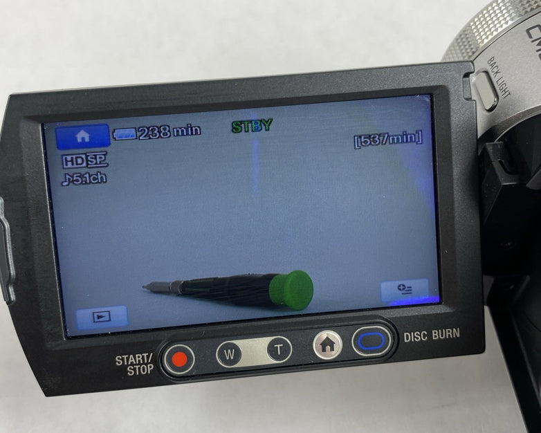 Sony HDR-SR1 30GB HDD LCD Touchscreen Digital Handycam Camcorder - Tested