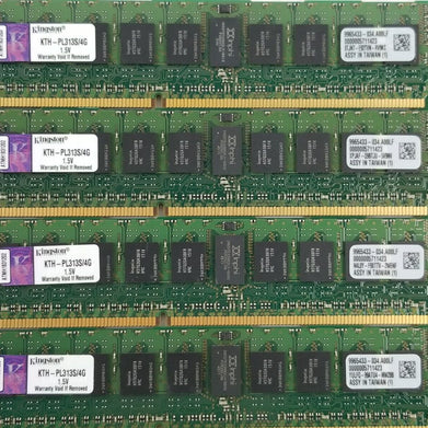 64GB Kit (16x 4GB) Kingston PL313S/4G PC3-10600R Server Memeory RAM
