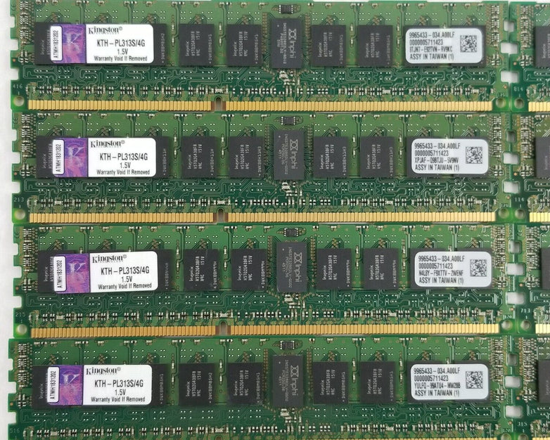 64GB Kit (16x 4GB) Kingston PL313S/4G PC3-10600R Server Memeory RAM