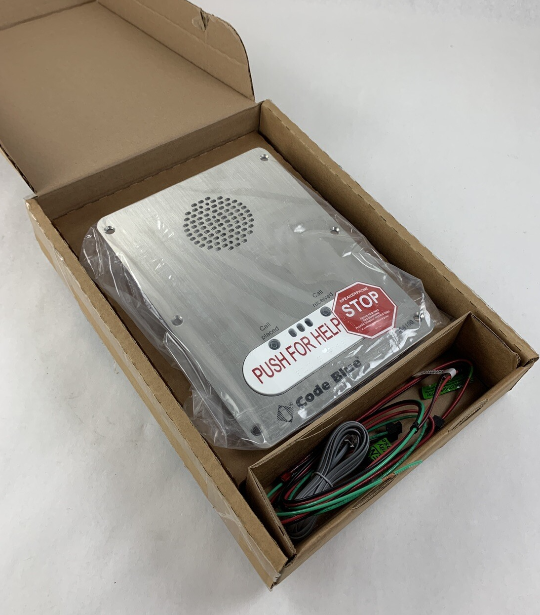 Code Blue InterAct 4100 Emergency Speakerphone Intercom 11788 Box Opened