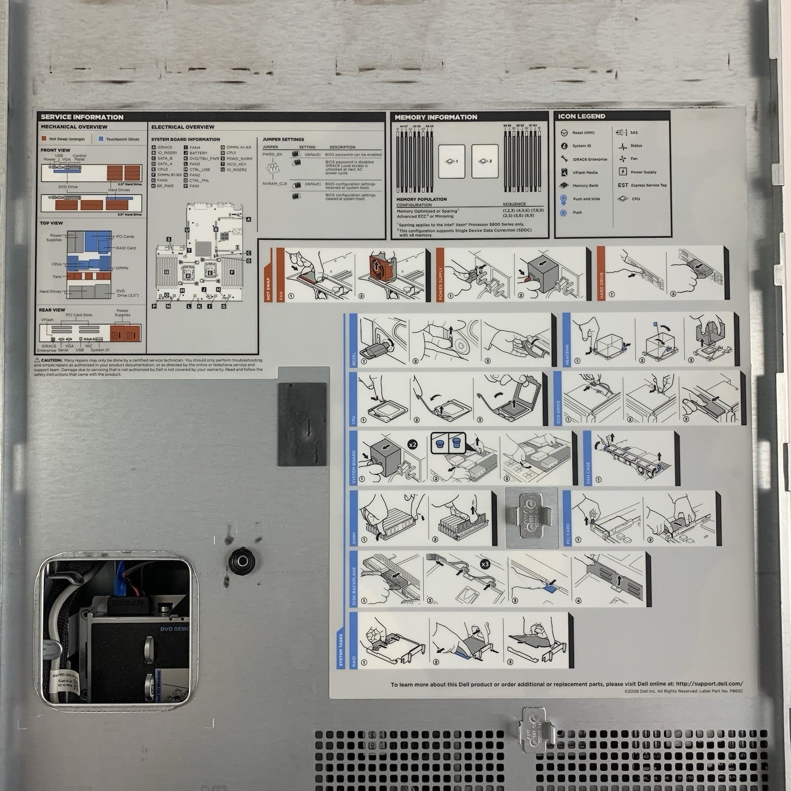Dell PowerEdge R710 Server 2x Xeon E5640 2.67GHz 4GB RAM No OS/HDD22