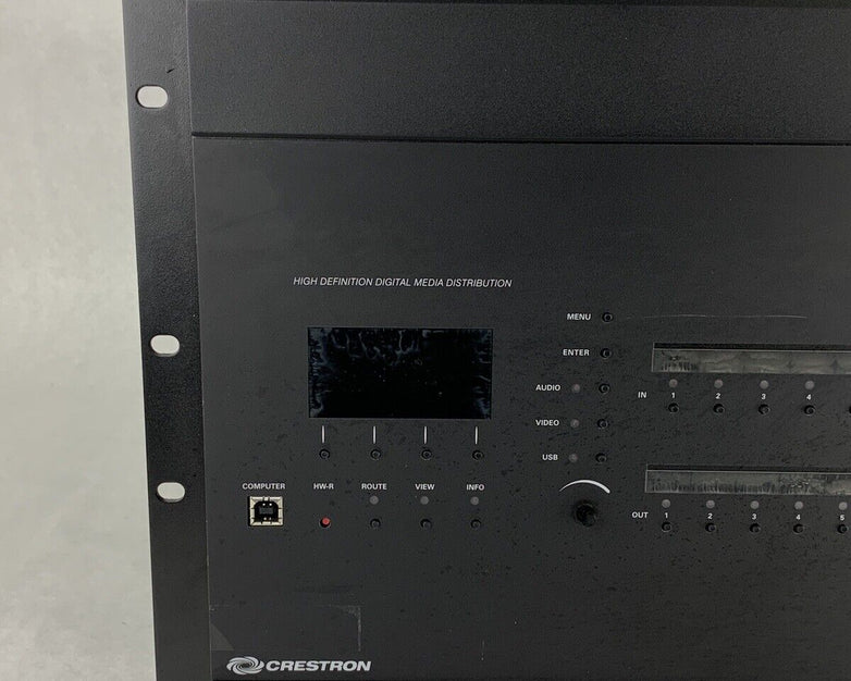 Crestron DM-MD16X16 Digital Media Switcher 1583-297 Factory Reset No Cards