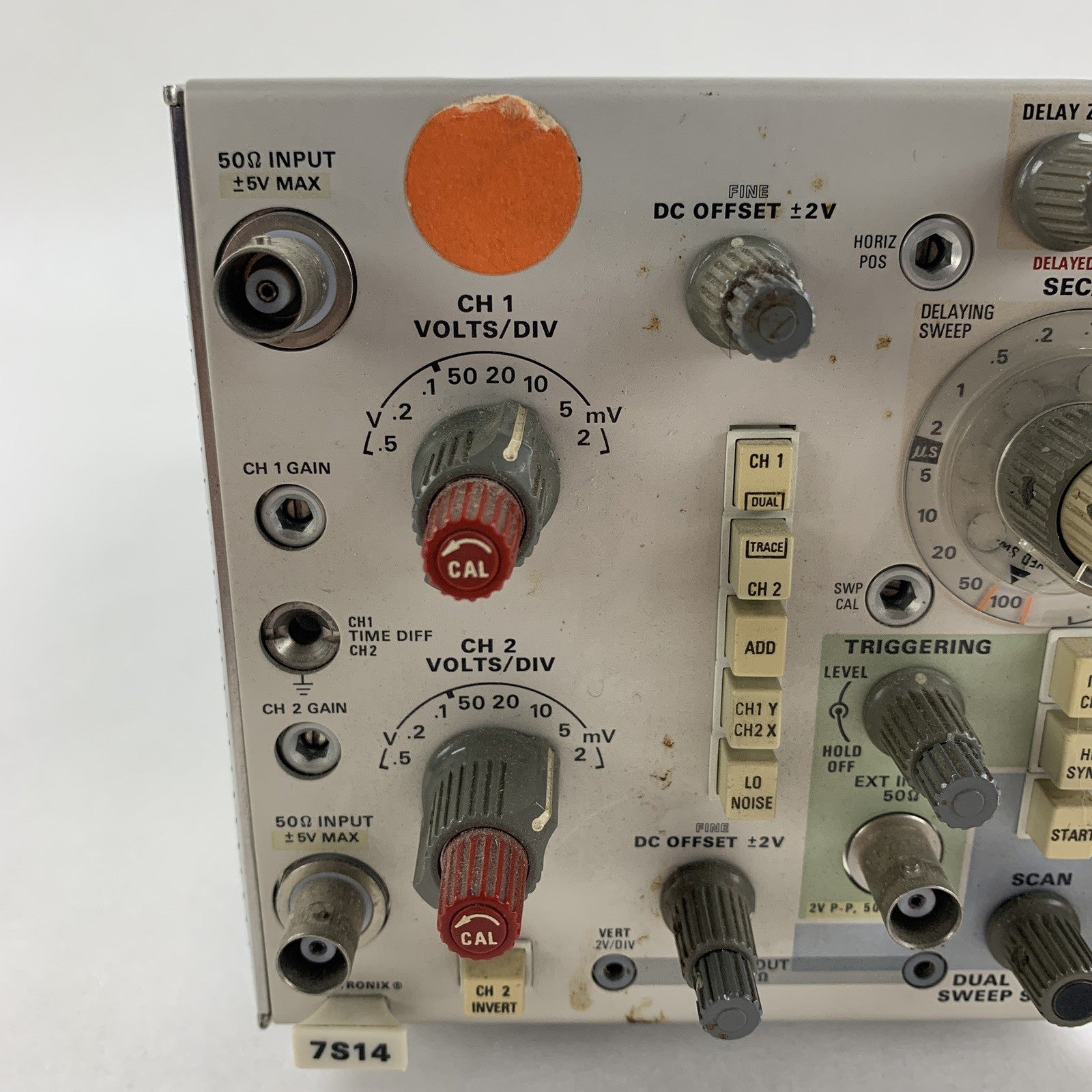Tektronix 7S14 Dual Trace Delayed Sweep Sampler 7000 Series Oscilloscopes