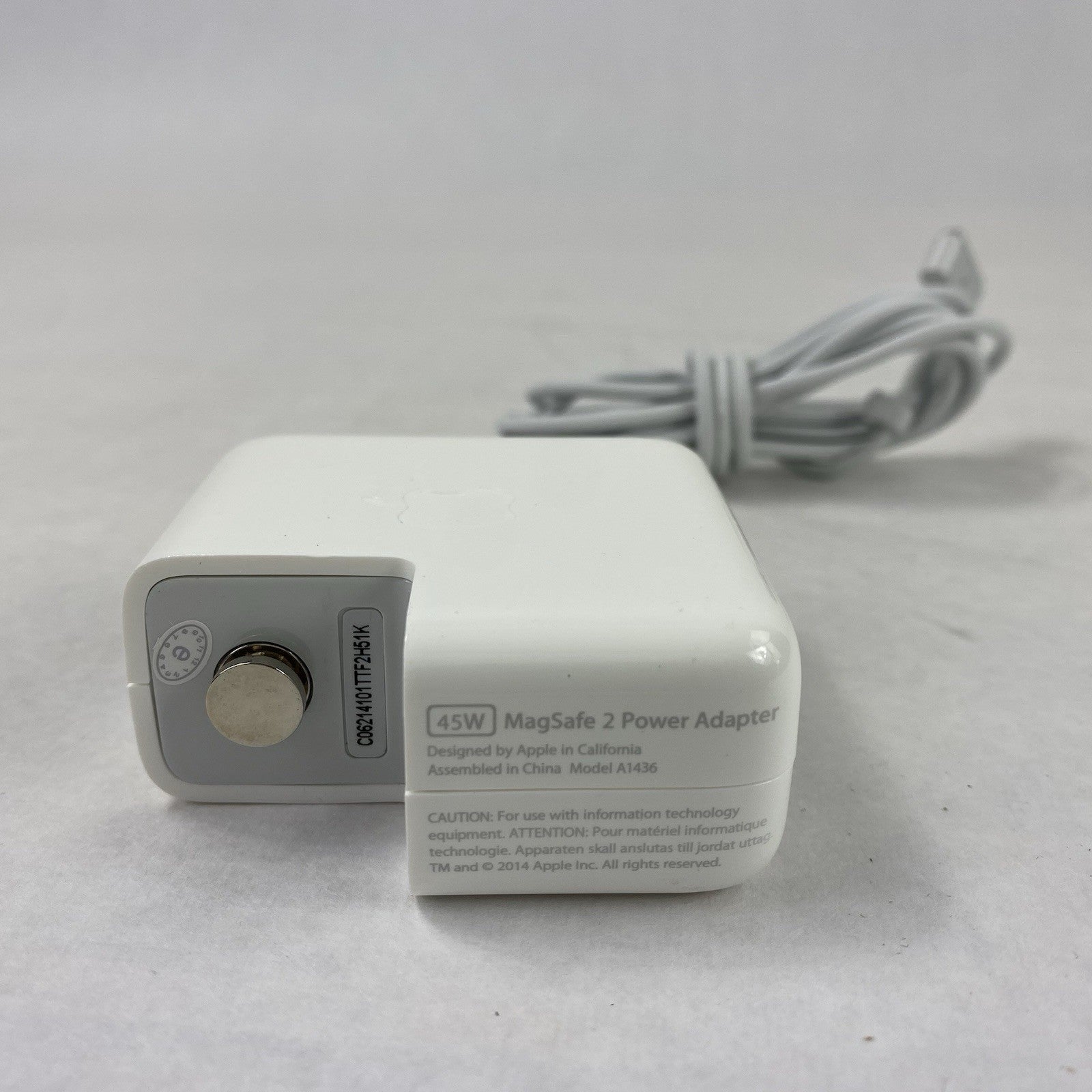 Apple Magsafe 2 Model 1436 45W AC Adapter Missing Plug Adapter (Lot of 10)