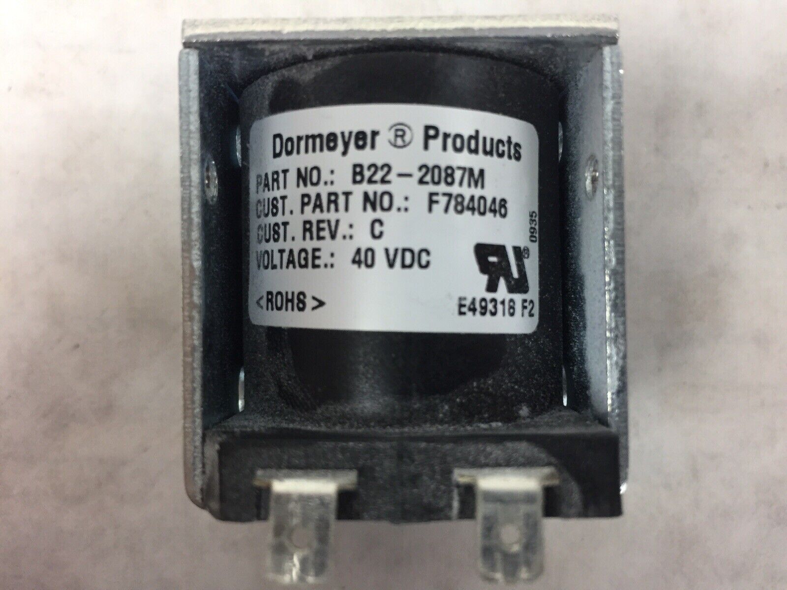 Dormeyer B22-2087M 10V DC Piston (Lot of 2)