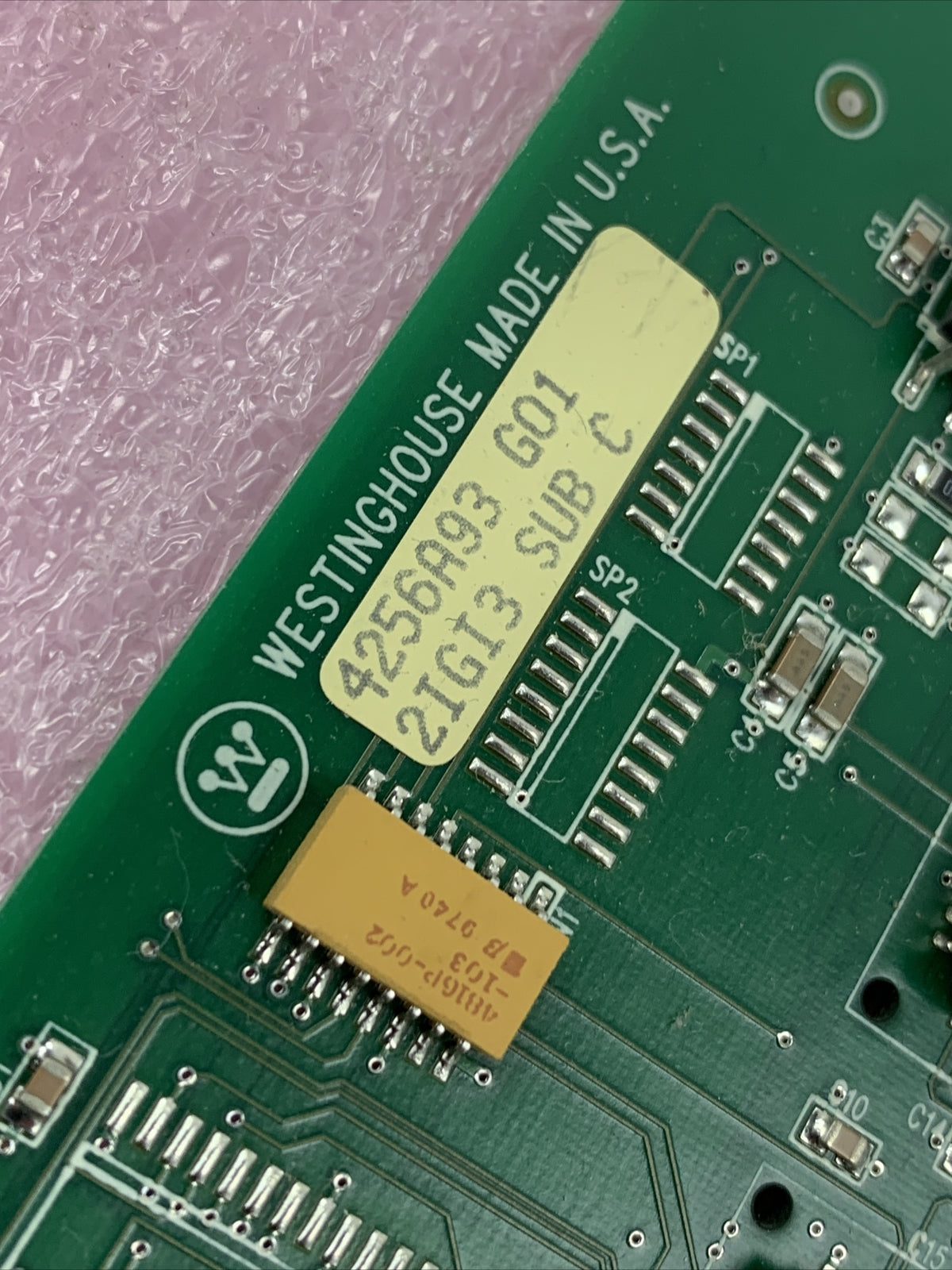 Lot of 4 WESTINGHOUSE 4256A93G01 2IGI3 SUB C