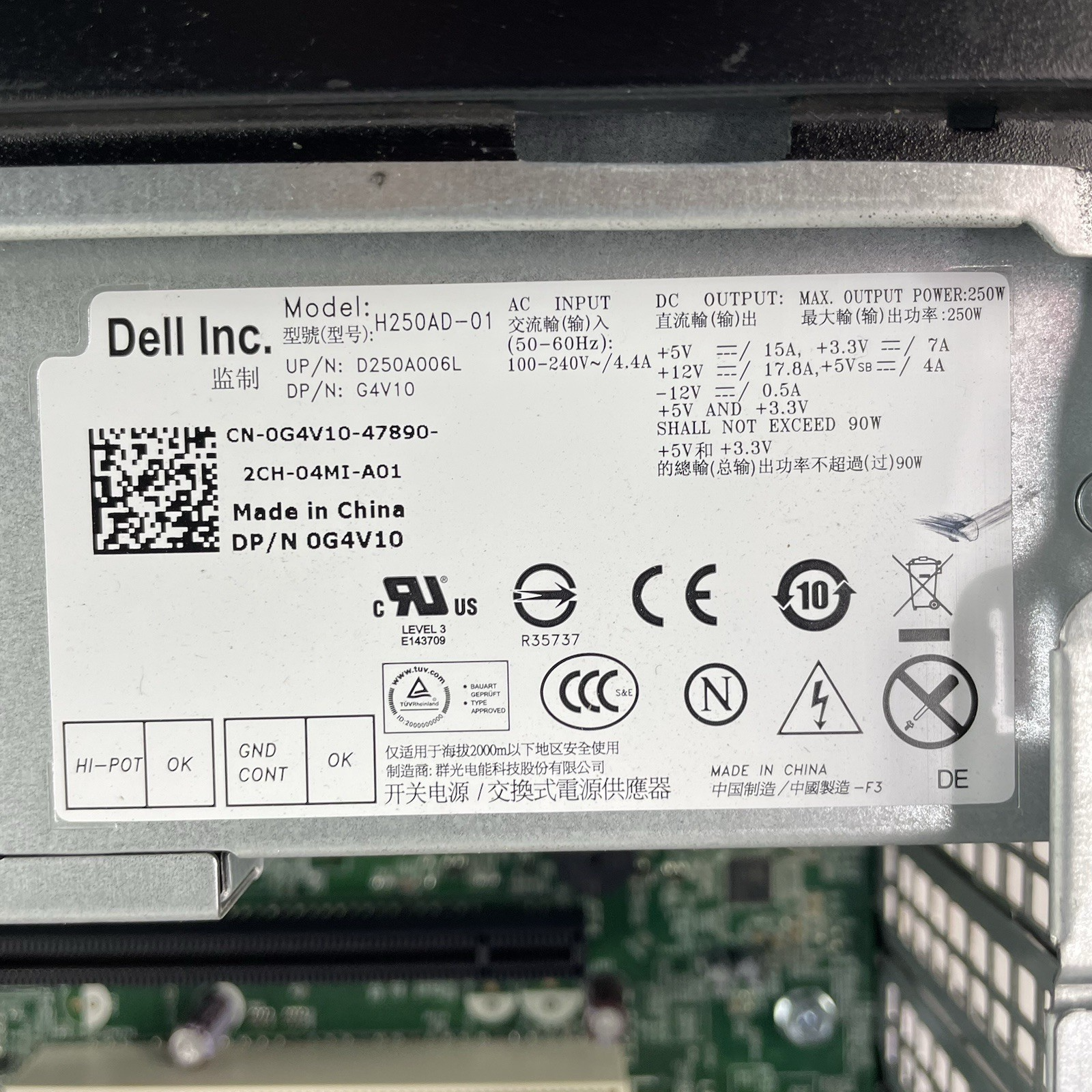 Dell Optiplex 9010 DT i7-3770 3.40 GHz 8 GB RAM No SSD/OS12