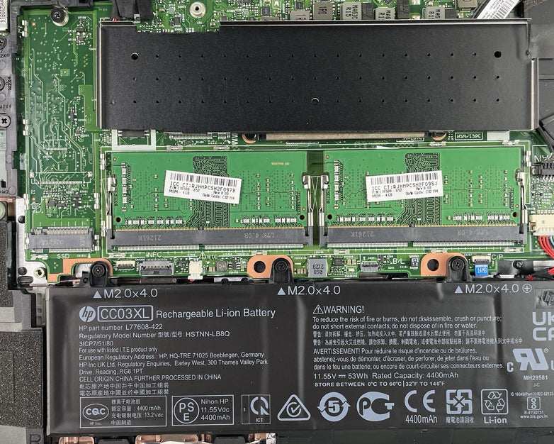 HP MT46 14" AMD Ryzen 3 Pro 4450U 2.50 GHz 8 GB RAM No SSD/OS/AC