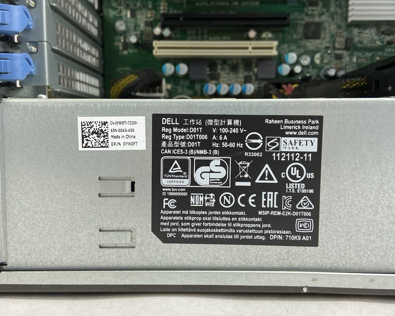 Dell Precision 5810 MT Intel Xeon E5-1603 V3 2.8GHz 16GB RAM K2200 No HDD/OS