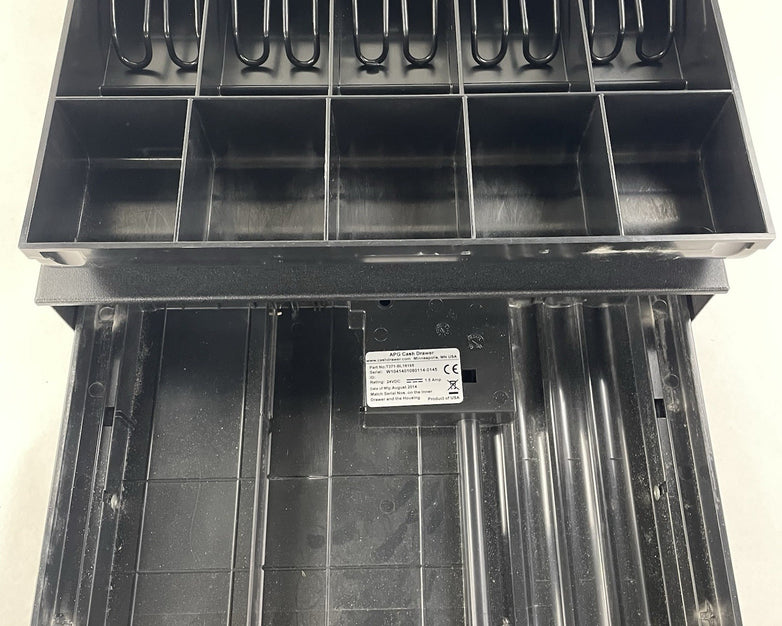 APG Series Cash Drawer 100 T320- BL1616  w/ Til & Key