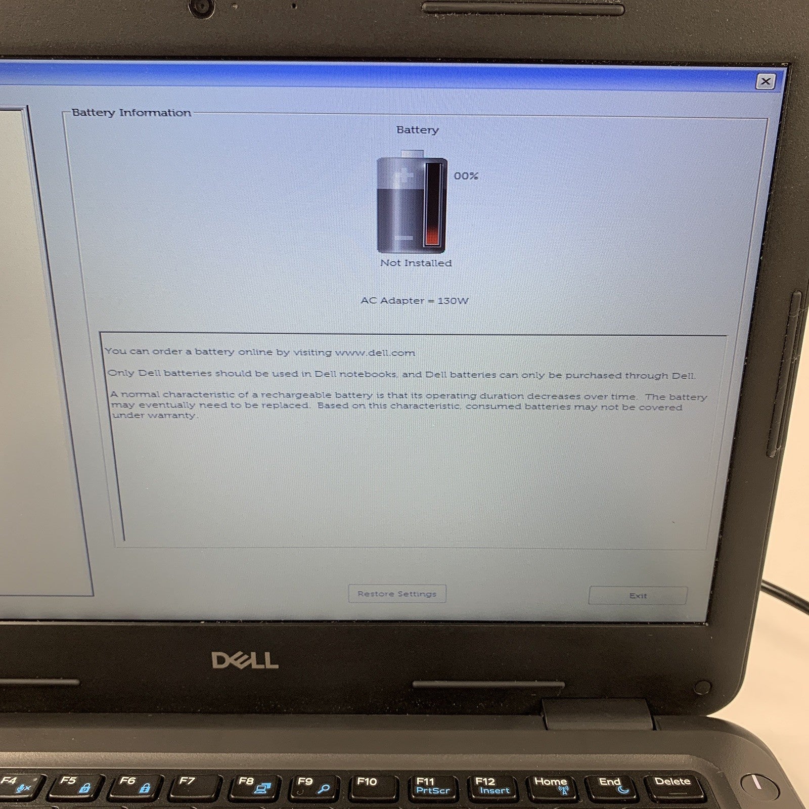 Dell Latitude 3300 13.3" i5-8250u 1.6 GHz 8 GB Ram NO OS No HDD No Batt No AC