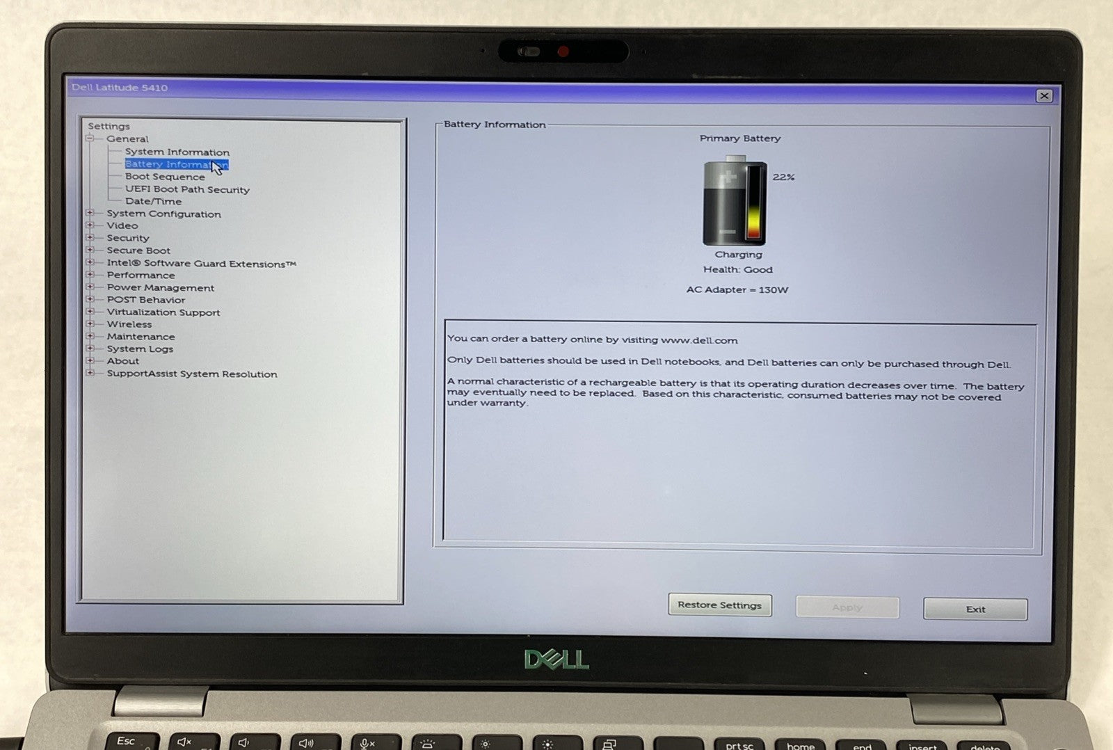Dell Latitude 5410 Intel Core i7-10610U 1.80 GHz 16 GB RAM 14" No SSD No OS