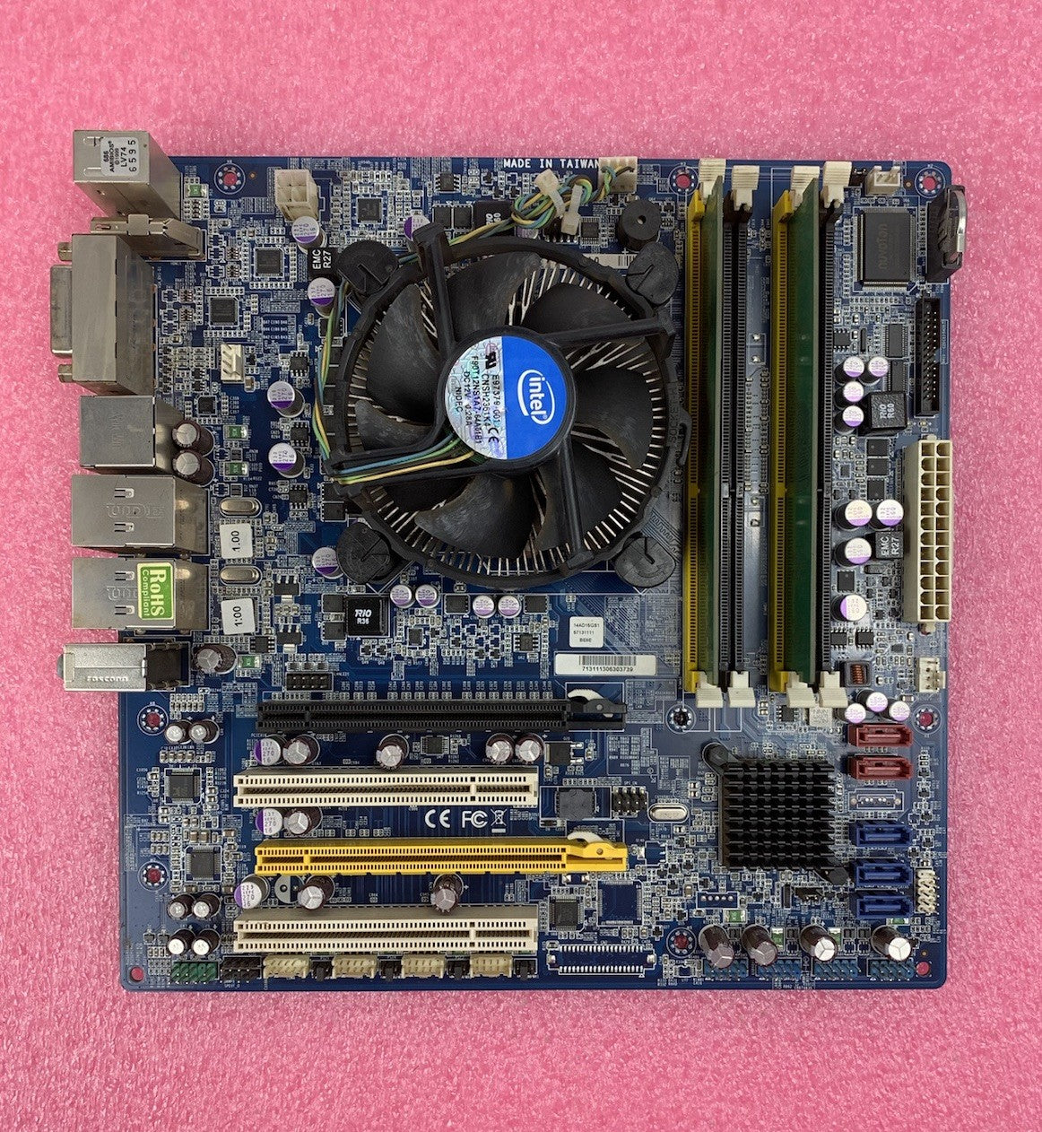 Intel BCM RX67Q Motherboard Intel Core i3-2100 3.1GHz 1GB RAM w/ Shield