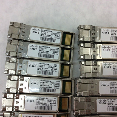 Cisco DS-SFP-FC8G-SW 8Gbps Channel SW Transceiver 8G (Lot of 27)