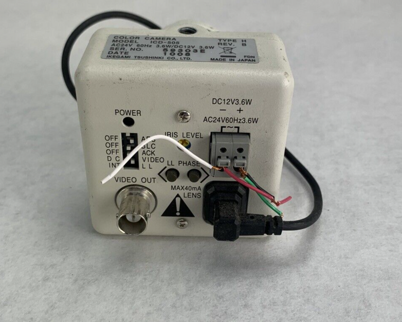 Hamilton ICD-505 Color Camera Diebold 1/3" 3.5-8mm Lens