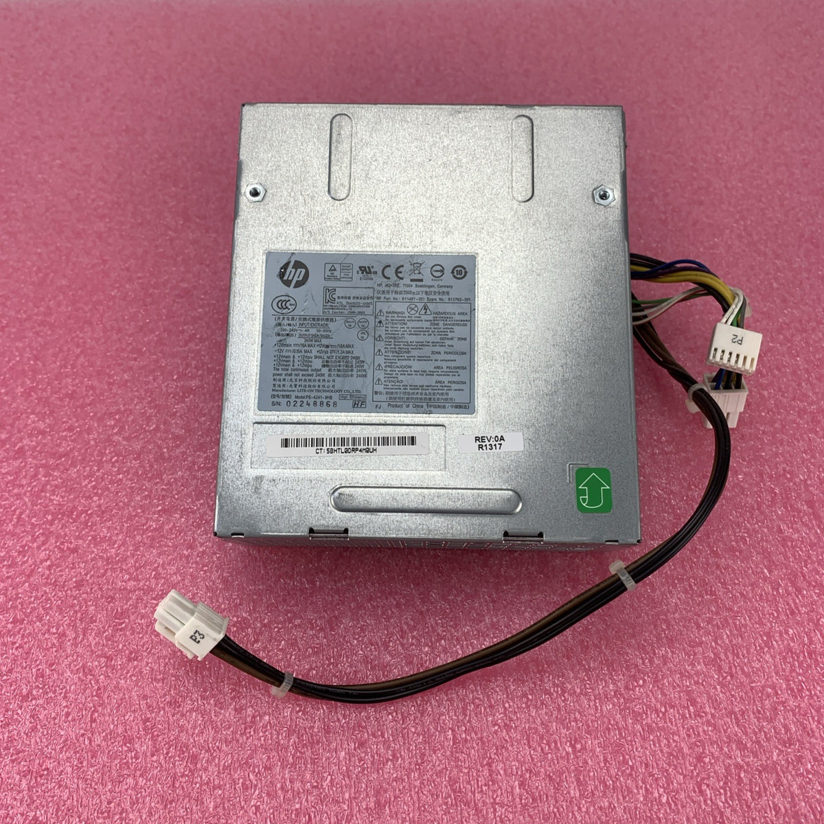 HP PS-4241-9HB High Efficiency 240W Power Supply 611481-001 613762-001 - Tested3
