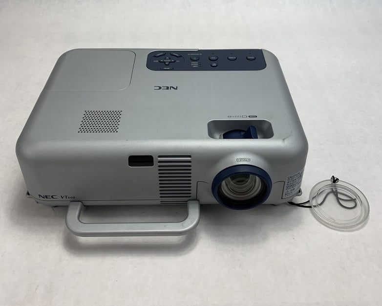NEC VT660 LCD Lamp Projector 553 Lamp Hours - No Remote