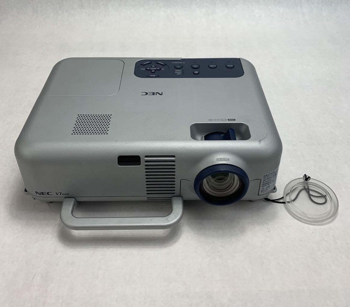 NEC VT660 LCD Lamp Projector 553 Lamp Hours - No Remote1