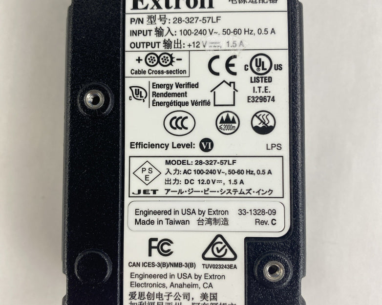 Extron 28-327-57LF AC Adapter Power Supply No power Cord