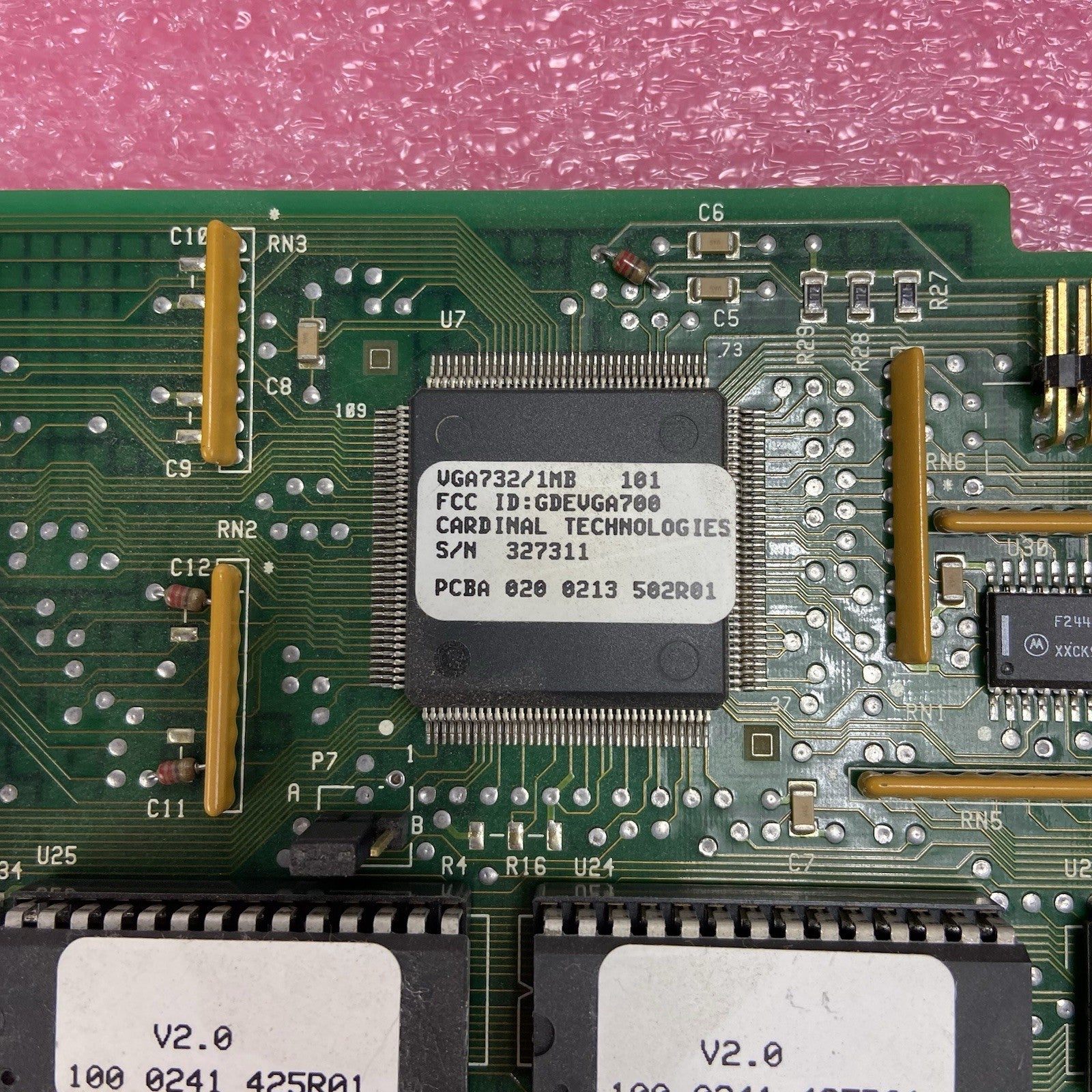 Cardinal Techologies VGA732 1MB 16-bit ISA Graphics Card6