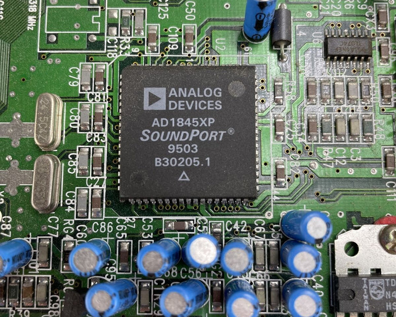Analog Devices AD1845XP OPTI 7268VPE-A 929-0128 ISA Audio Card