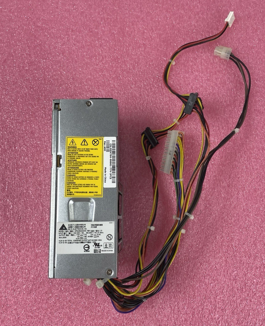 Delta Electronics DPS-250AB-28 Rev 01 250W Switching Power Supply Tested