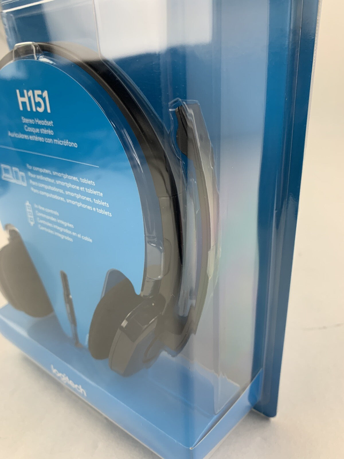 Logitech H151 Stereo Multi Device Headset with In Line Controls New OEM