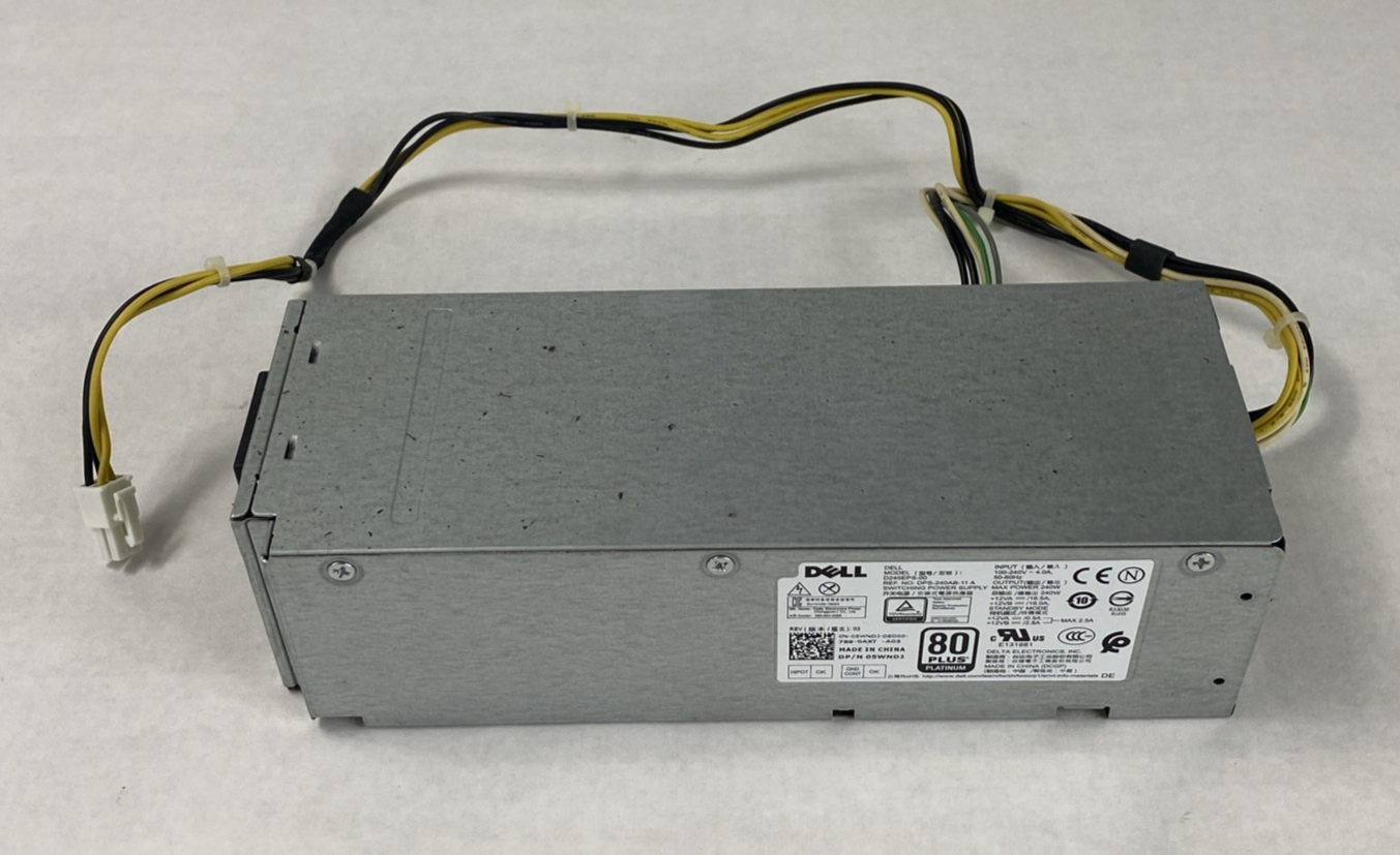 Dell D240EPS-00 05WNDJ 80 Plus Platinum 240W Switching Power Supply Tested