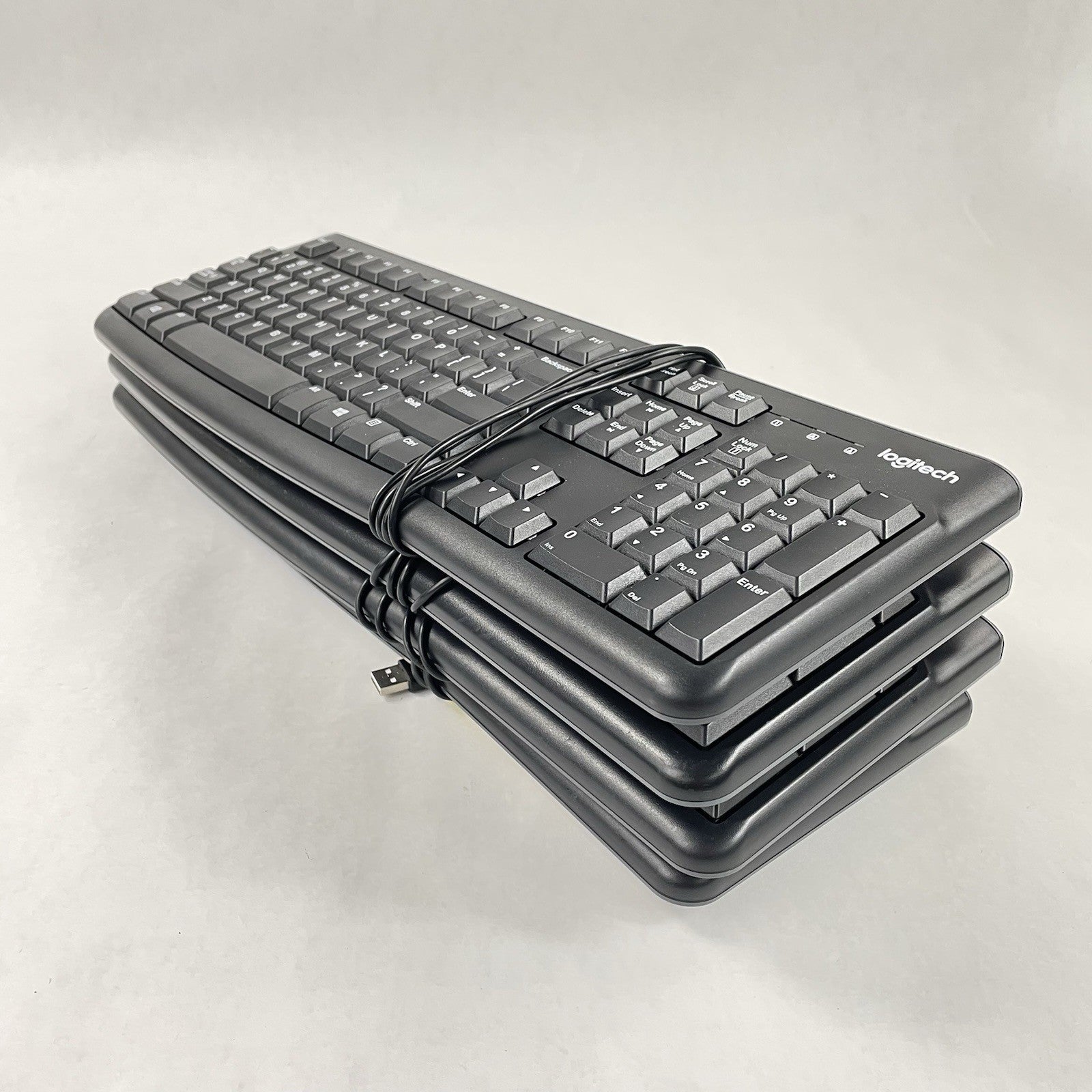 Logitech K120 Wired Keyboard Lot of 4