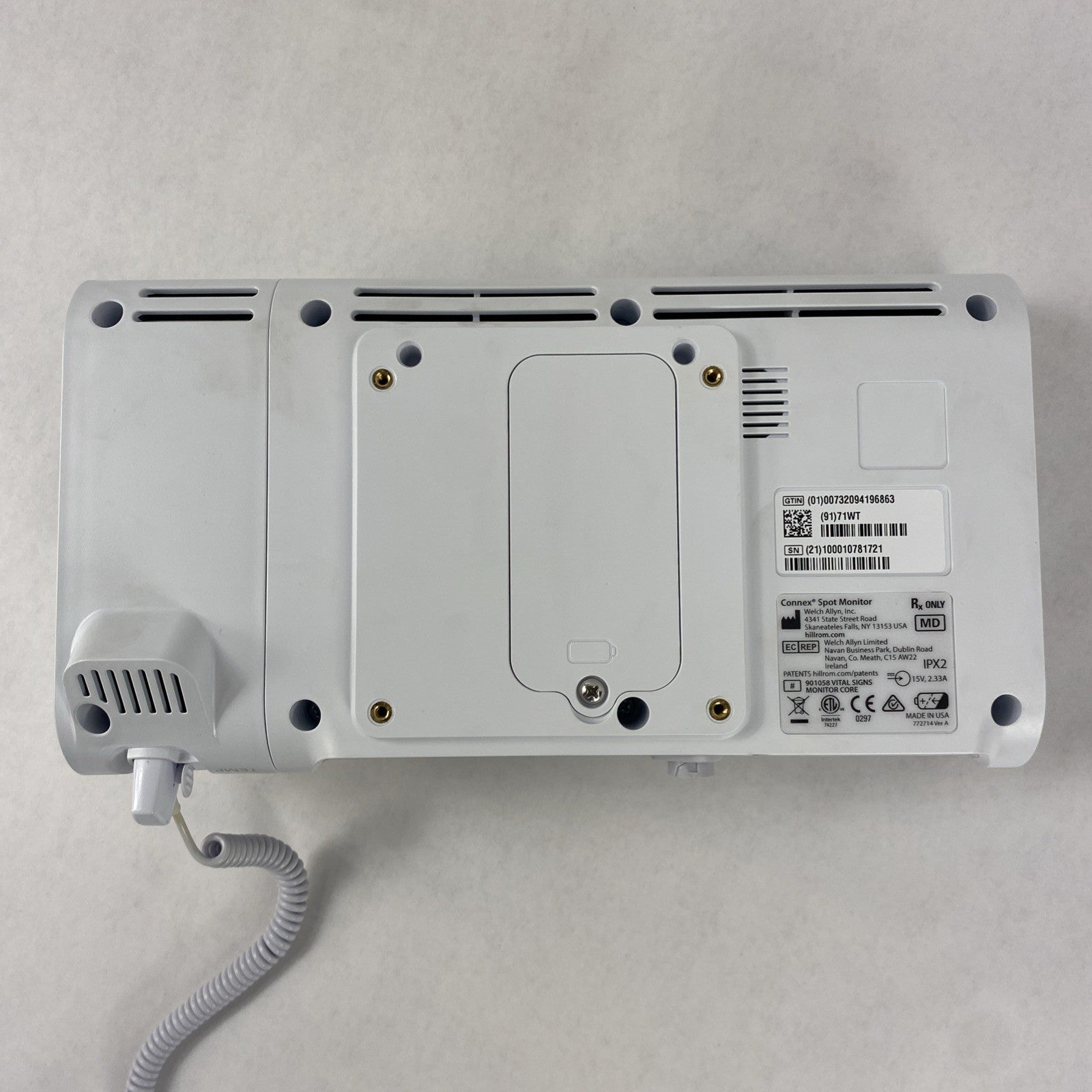Welch Allyn 71WT Connex Spot Monitor 901058 Vital Signs Monitor Core - READ13