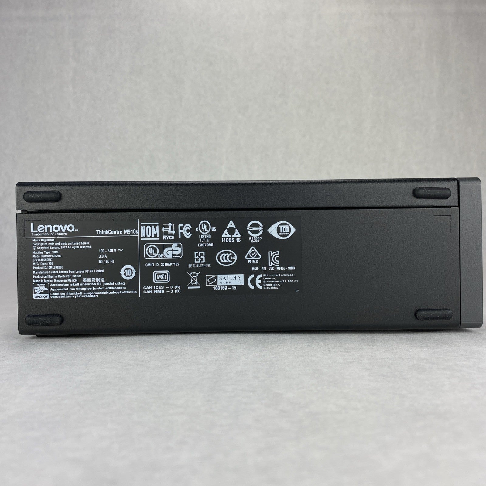 Lenovo ThinkCentre M910s SFF Intel i5-6500 3.20GHz 8GB RAM NO HDD OS