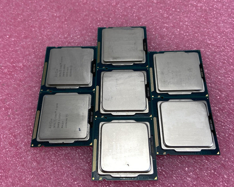Lot of 7 Intel Core i5-3470 SR0T8 3.2GHz Desktop Processors