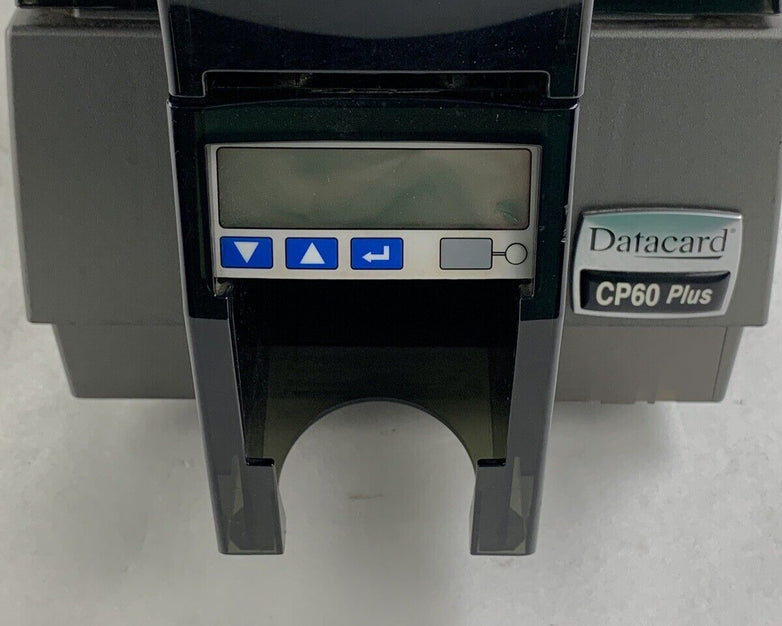 Datacard CP60 Plus Thermal ID CARD Printer For Parts  Magstrip Error MS-01410