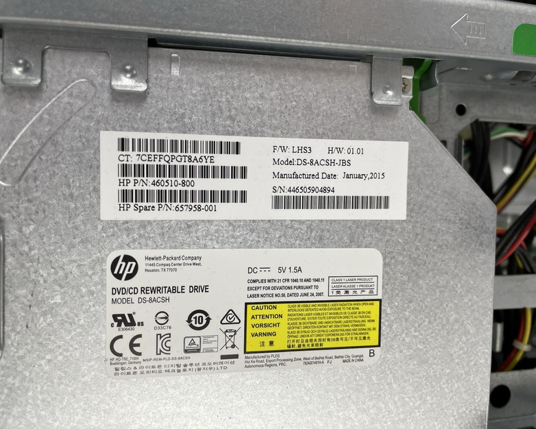 HP ProDesk 600 G1 SFF Intel Core i3-4160 3.00 GHz 4 GB RAM DVDRW No HDD No OS