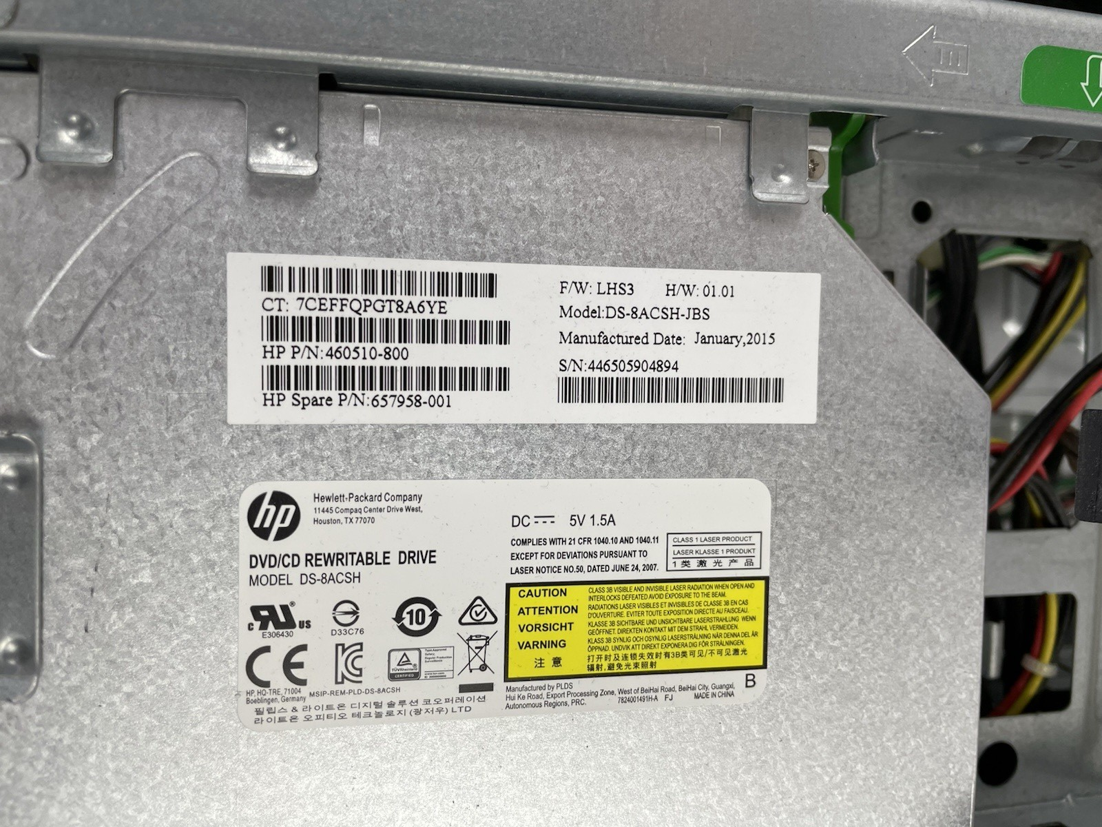 HP ProDesk 600 G1 SFF Intel Core i3-4160 3.00 GHz 4 GB RAM DVDRW No HDD No OS