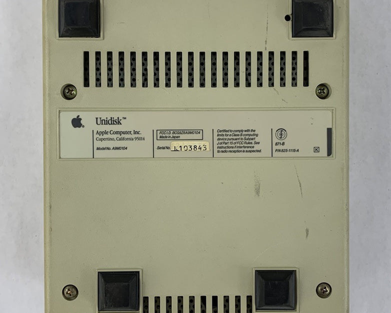 Unidisk Apple A9M0104 Floppy Disk Drive - Tested
