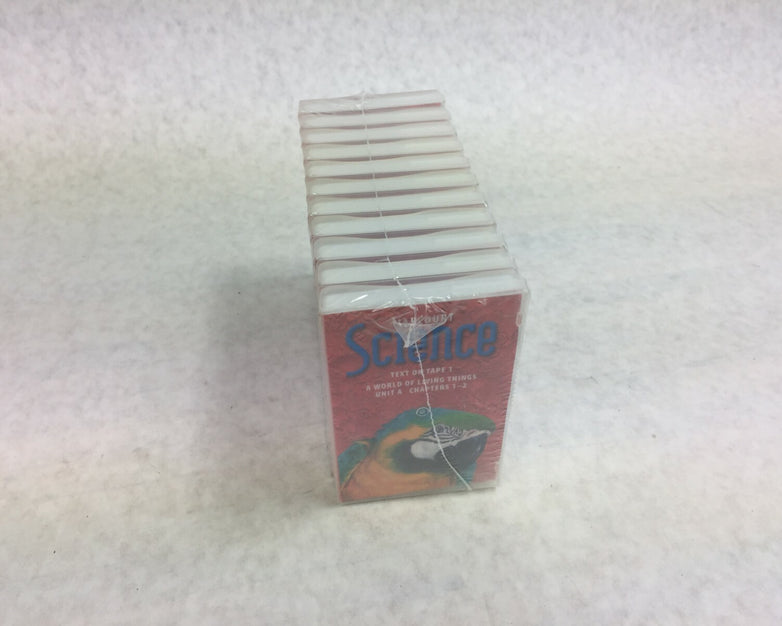 Harcourt Science Grade 4 Text On Tape Units A-F (Lot of 11)