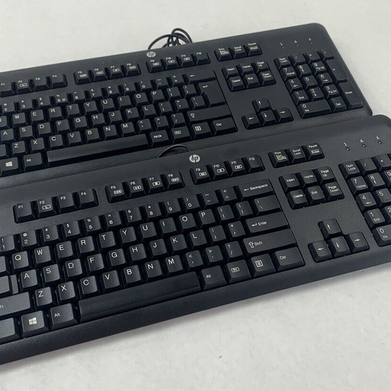 Lot 2 HP USB Wired Keyboard Model KU-1156
