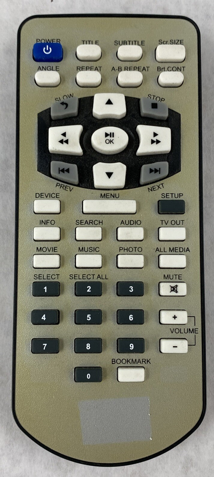 Remote Control for MediaGate MG-35 Multimedia (3.5") Hard Disk Player0