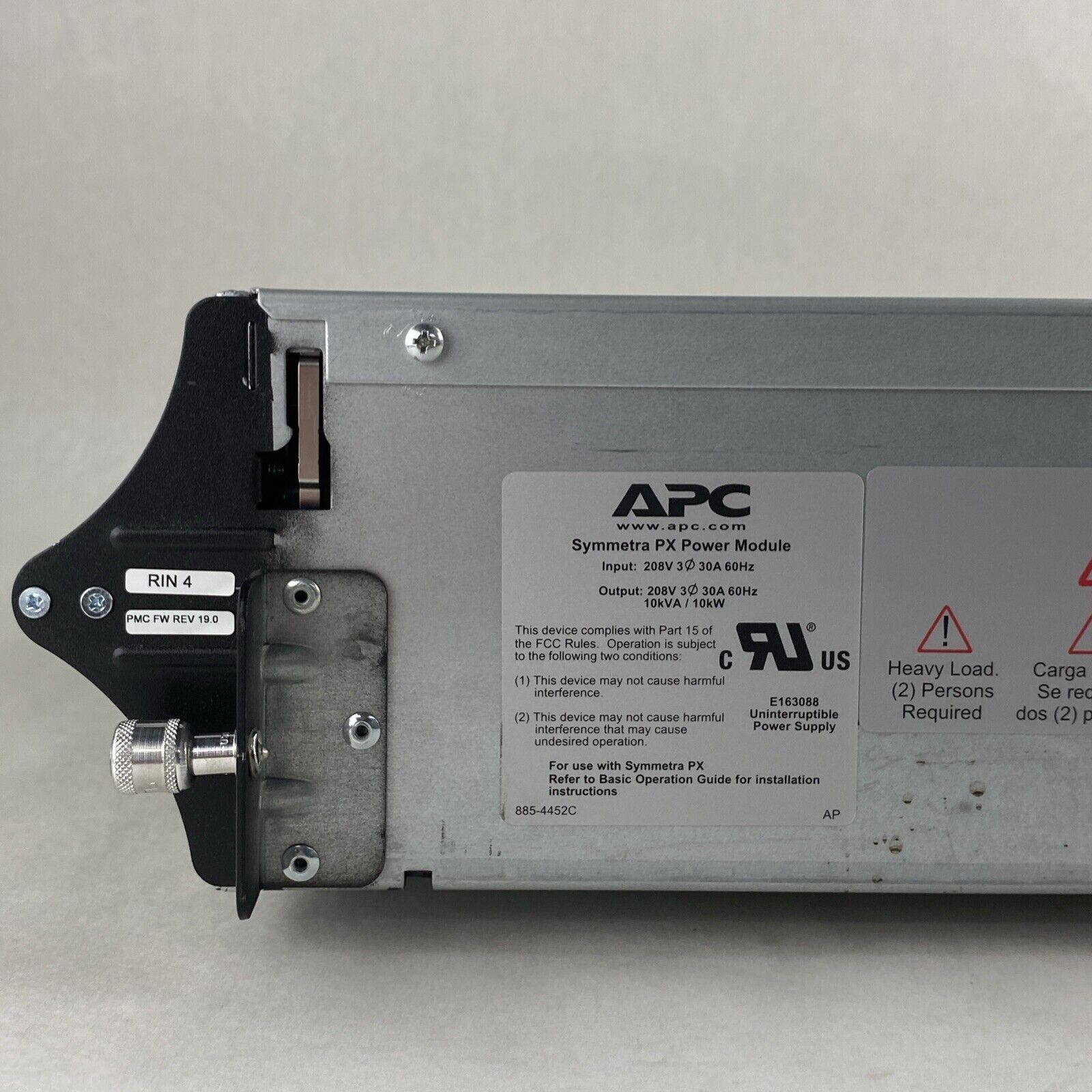 APC SYPM10KF Symmetra PX 10kW Power Module 208V Power Supply Untested