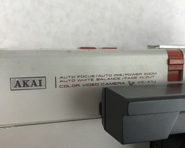 AKAI Color Video Camera VC-X1U W/ Condenser Boom Microphone and Power Cord