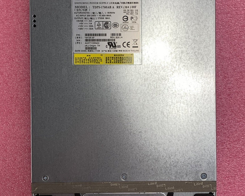 Delta Electronics TDPS-1760AB A Rev: 00F 1755W Switching Power Supply