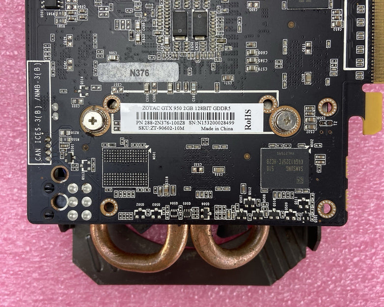 Zotac GTX 950 2GB 128BIT GDDR5 PCIe Graphics Card