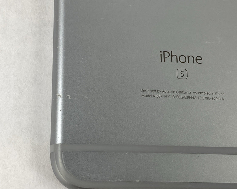 Apple iPhone 6 Plus A1687 128GB Unlocked 5.5" Space Gray os15.8.5 -Service Batt.