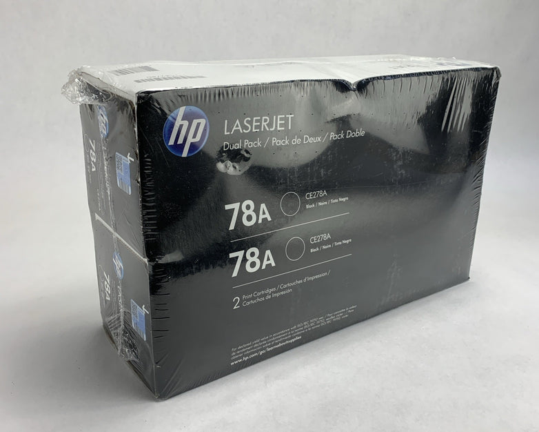 HP LaserJet 78A CE278A  Black Toner Cartridges for Laserjet Pro P1566 - Two pack