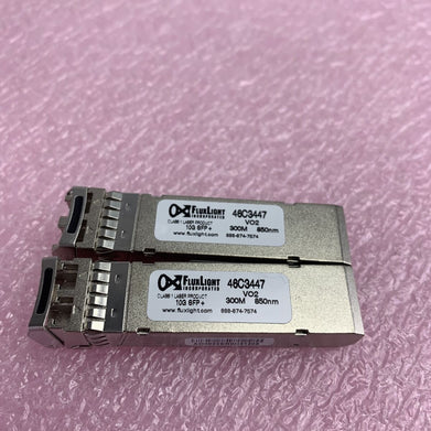 Fluxlight 46C3447 10G SFP+ Transceiver Lot of 2